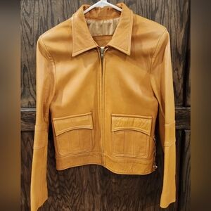 Luigi Parko Leather Coat